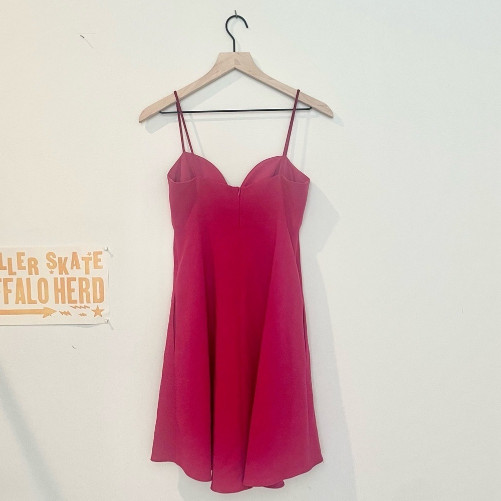 NWT Black Halo McAdam Dress Hot Pink With‎ Pockets New - Picture 7 of 12